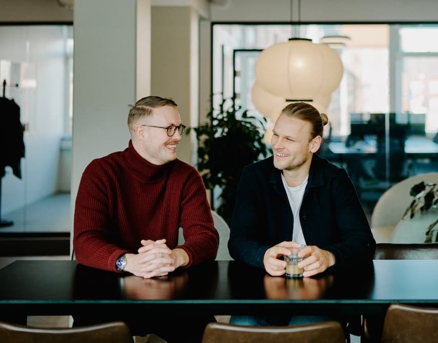 Christian og Mikkel, founders af Zoios Labs